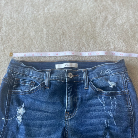 KanCan distressed ankle slit‎ skinny jeans. Women size 3/25 - Picture 3 of 14
